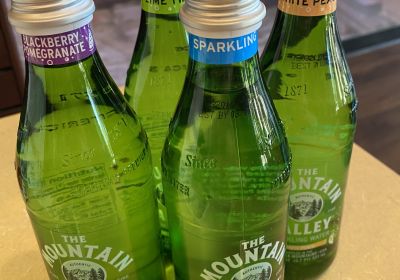 Sparkling Water Mountain Valley glass bottle 11.3 FL OZ.